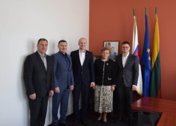 Vilkaviškyje lankėsi Ukrainos garbės konsulas Luhansko srityje Robertas Gabulas