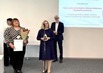 Žvirgždaičių bibliotekai - Savivaldybių viešųjų bibliotekų asociacijos apdovanojimas