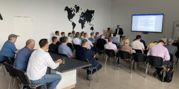 Veiklos ataskaitą asociacijos nariams pristatė SPIVA prezidentas Vaidas Šalaševičius