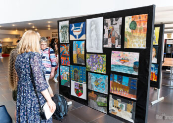 Atidaryta Marijampolės Šv. Cecilijos gimnazijos mokinių paroda