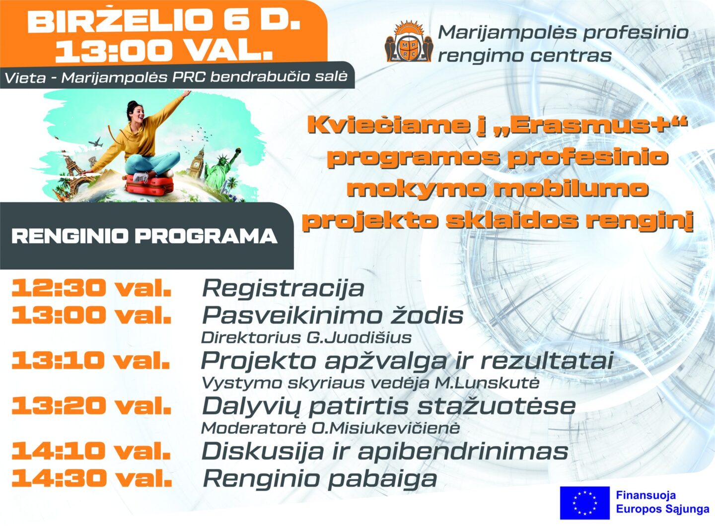 „Erasmus+“ sklaidos renginys