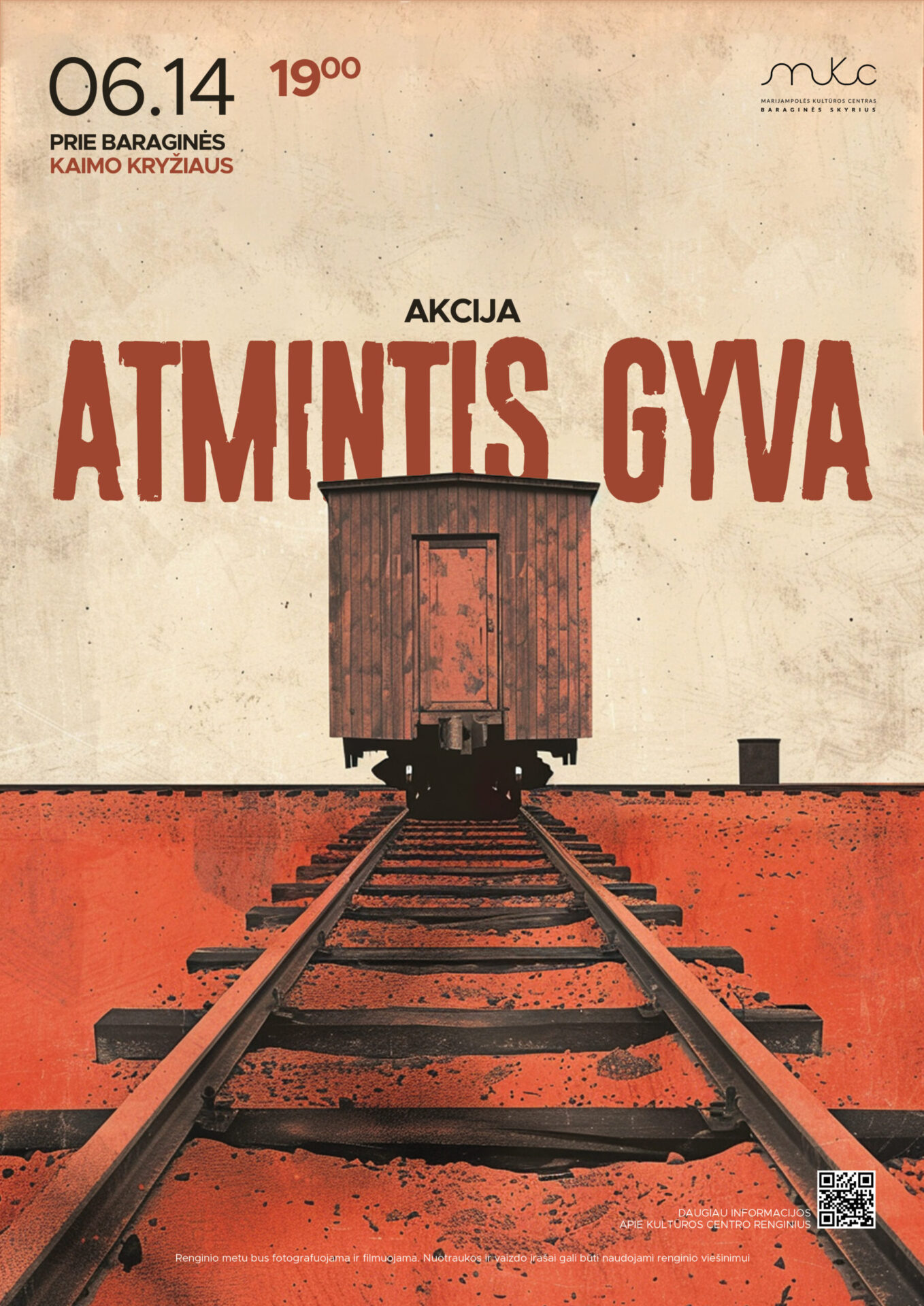 Akcija „ATMINTIS GYVA” | Prie Baraginės kaimo kryžiaus