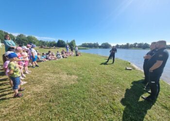 Vilkaviškyje vyko mokymai „Saugus elgesys prie vandens“