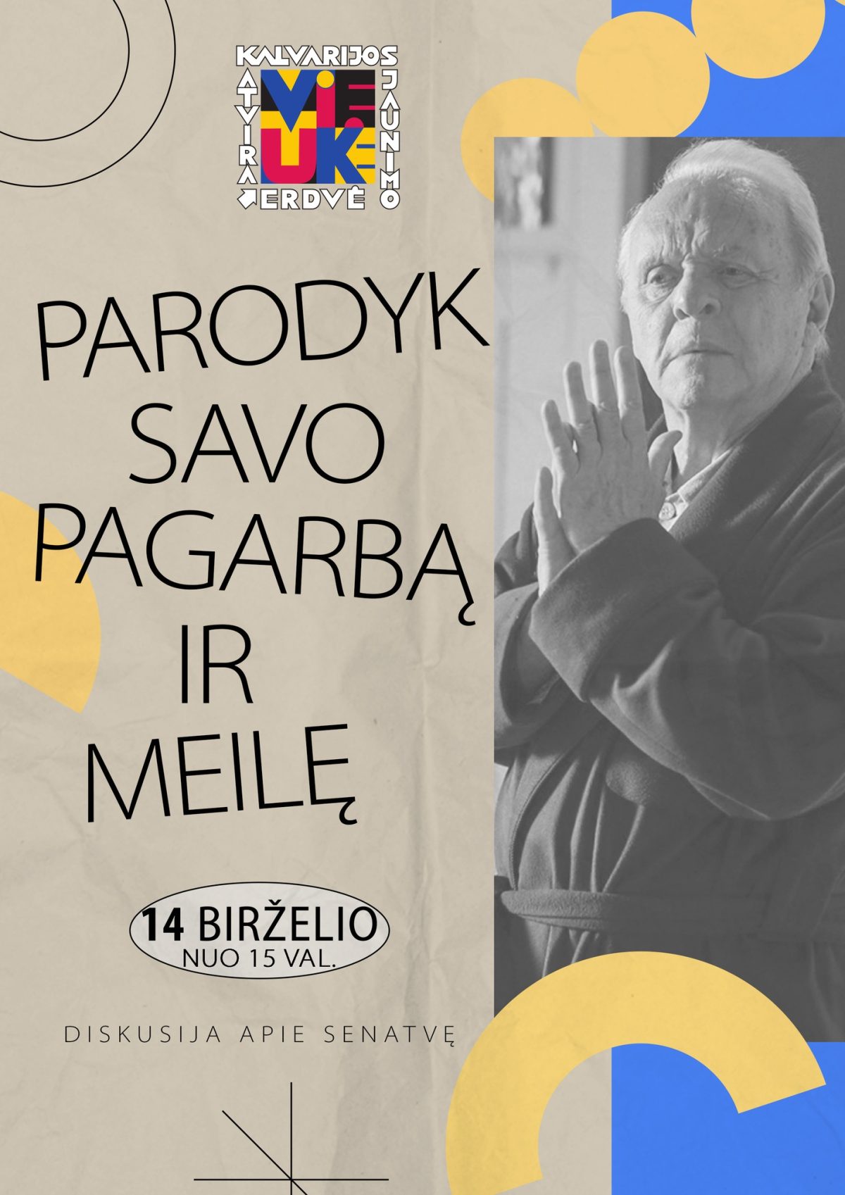 Diskusija „Stereotipai apie senatvę“