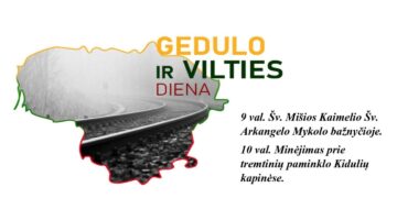 GEDULO IR VILTIES DIENOS MINĖJIMAS Kiduliuose