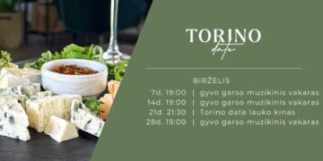 Gyvo garso muzikinis vakaras restorane „Torino date“