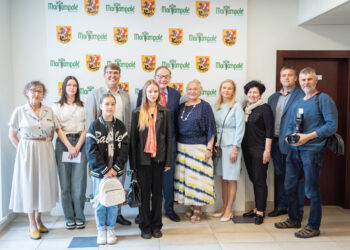 Marijampolėje vyko projekto „Varnupių atminties raštai“ aptarimas ir susitikimas su Audriumi V. Pliopliu