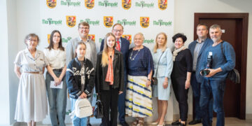 Marijampolėje vyko projekto „Varnupių atminties raštai“ aptarimas ir susitikimas su Audriumi V. Pliopliu