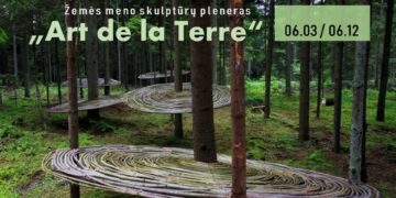 Meno mokyklos Žemės meno skulptūrų plenero „Art de la Terre“ uždarymas