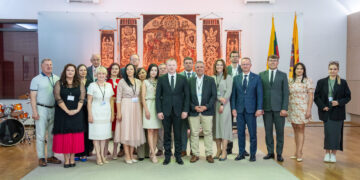 Miesto šventėje sulaukta užsienio šalių delegacijų ir susigiminiavusio Ukrainos Červonogrado miesto meno kolektyvų