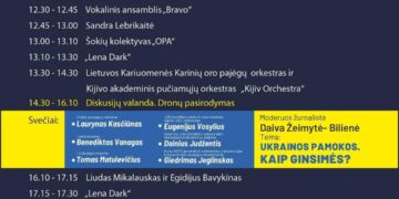 Paramos Ukrainai renginys „Mėlyna geltona mūsų širdyse“