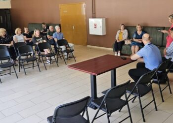 Šakiuose vyko susitikimas su gyventojais dėl gatvių pavadinimų keitimo