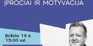 Susitikimas su psichologu Liudu Švipu. Paskaitos tema –„Įpročiai ir motyvacija“