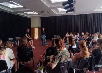 Vilkaviškio kultūros centre vyko kūrybinės dirbtuvės ,,Patirk klimato kaitą savo kailiu“