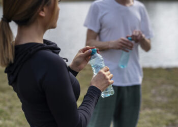 Vandens gėrimas sportuojant
