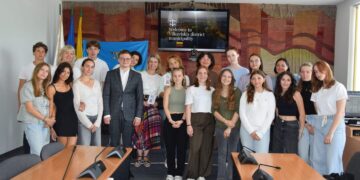 „Erasmus+“ projekto dalyviai lankėsi Vilkaviškio savivaldybėje