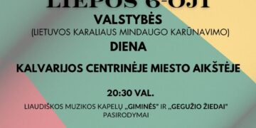 Karaliaus Mindaugo karūnavimo diena Kalvarijoje