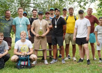 Kazlų Rūdos diskgolfo lygos „Sporto centro Taurė‘ 2024“ trečiąjį etapą laimėjo Mantas Kopūstinskas