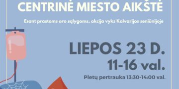 Kraujo donorystės akcija Kalvarijoje