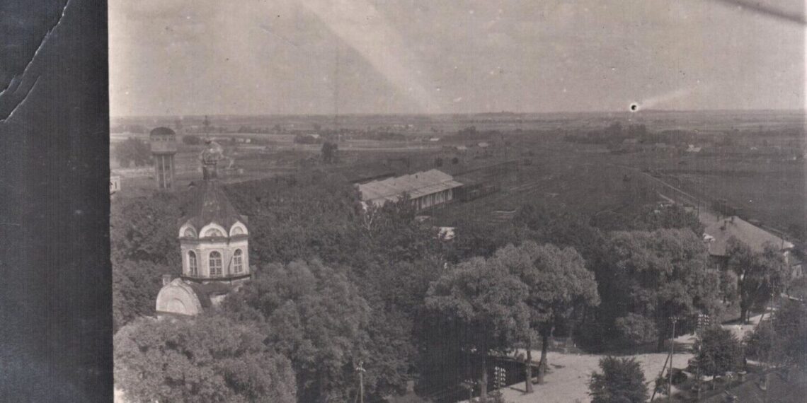 Kybartai 1930 m. Iš katalikų šventovės bokšto viršūnės