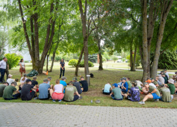 Marijampolėje prasidėjo Lietuvos šaulių sąjungos Suvalkijos šaulių 4-osios rinktinės stovykla aktyviam jaunimui