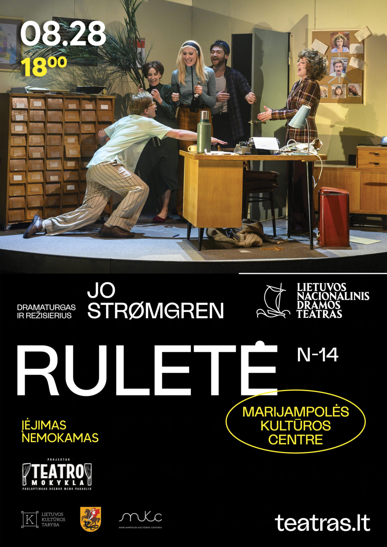 Lietuvos nacionalinio dramos teatro spektaklis „RULETĖ“ (rež. Jo Strømgren)