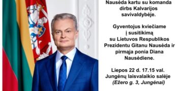 Susitikimas su LR Prezidentu Gitanu Nausėda