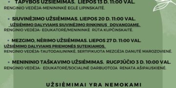 Draugystės bibliotekos renginiai - 2024 m. liepa-rugpjūtis