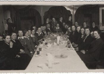 Vilkaviškio klube Bijūnas vietinių moterų šaulių būrys 1934 m.