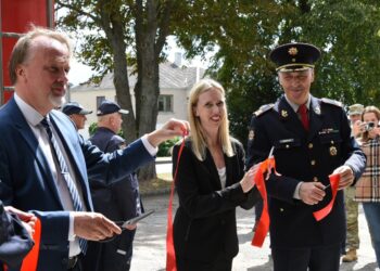 Jungtinių Amerikos Valstijų lėšomis renovuota Kalvarijos komandos gaisrinė