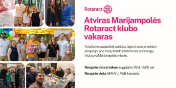 Atviras Marijampolės Rotaract klubo vakaras