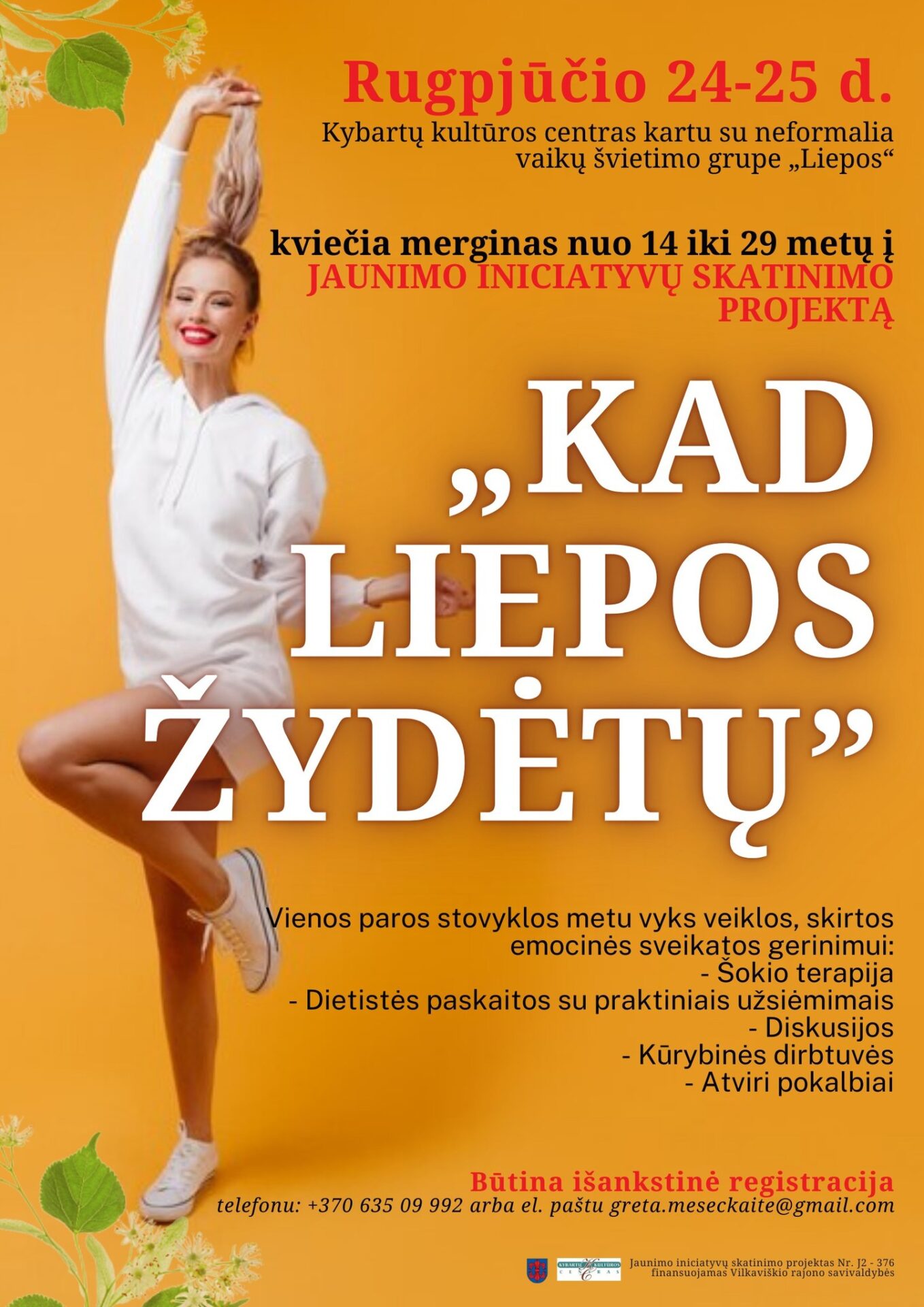 Iniciatyvų skatinimo projektas „KAD LIEPOS ŽYDĖTŲ“