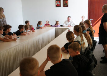 Marijampolės savivaldybėje lankėsi Vaikų dieninės vasaros stovyklos jaunieji dalyviai