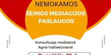 Nemokamos šeimos mediacijos paslaugos