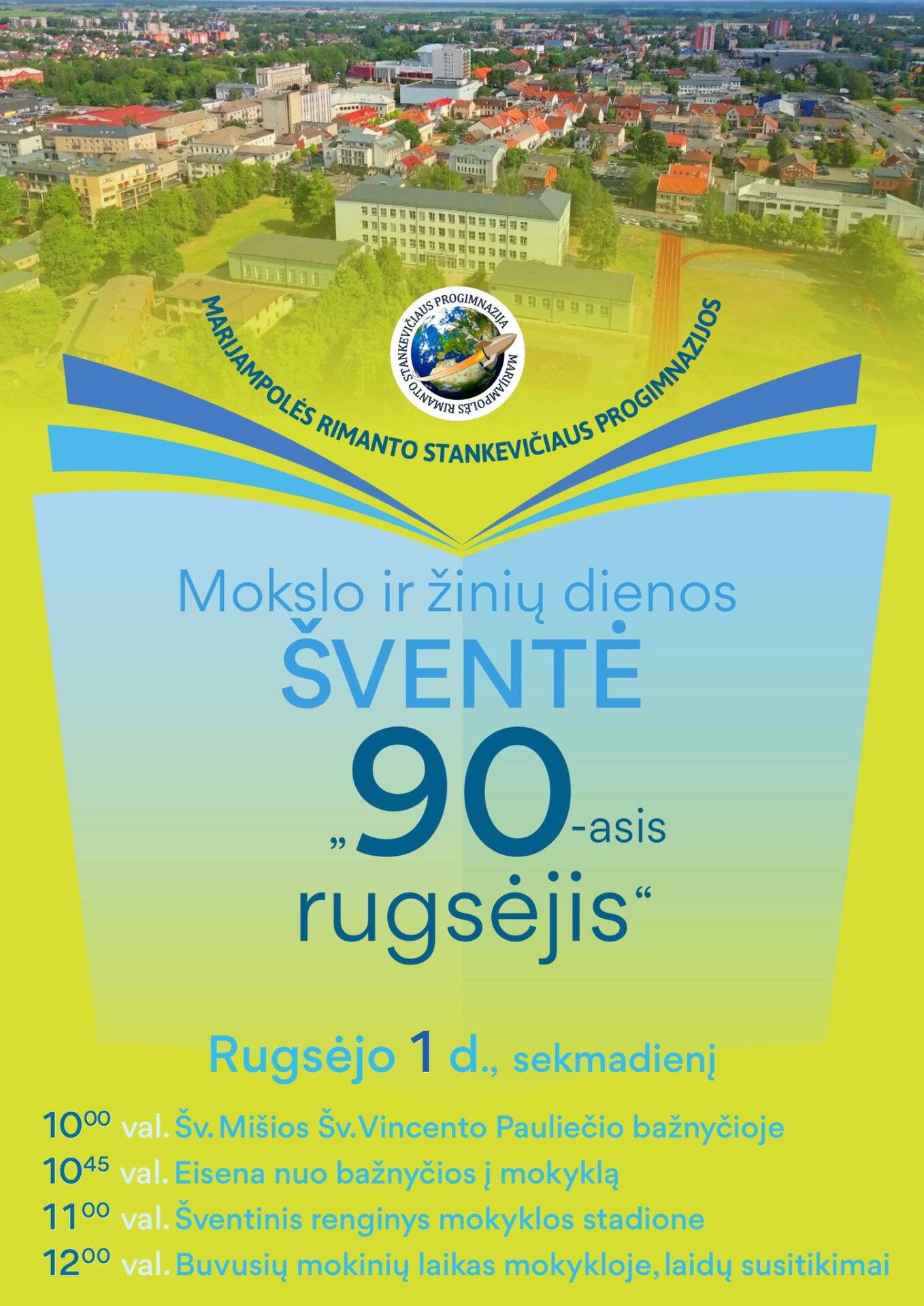 Rimanto Stankevičiaus progimnazijos mokslo ir žinių dienos šventė „90-asis rugsėjis“