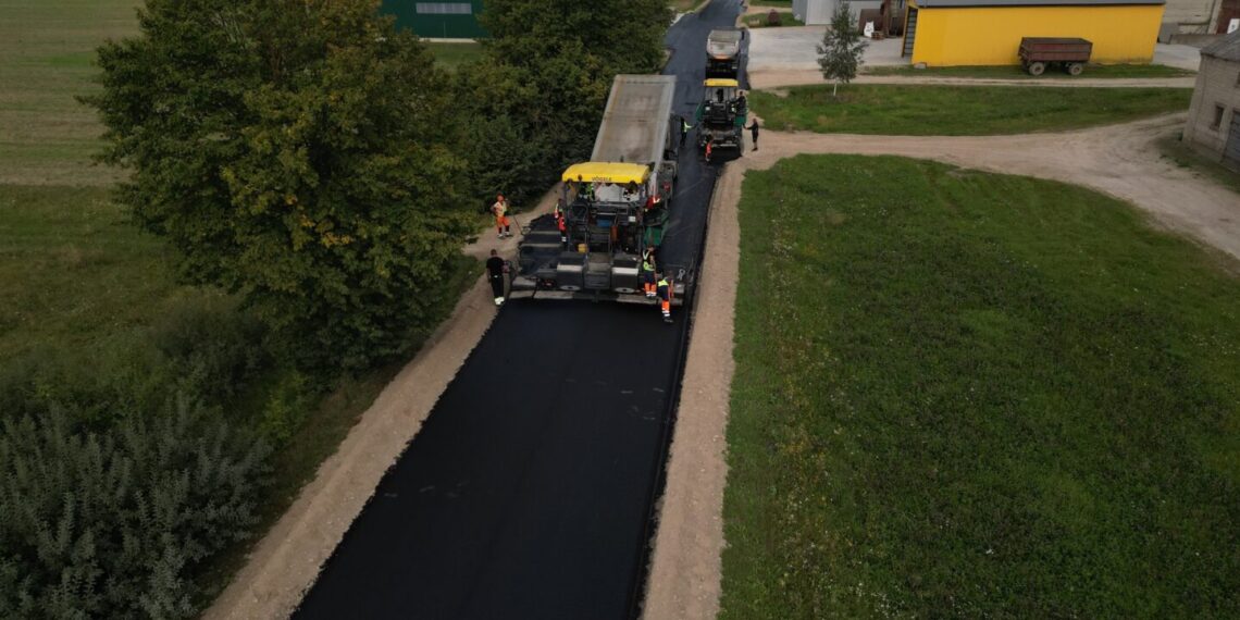 Šakių rajone vyksta intensyvūs infrastruktūros gerinimo darbai