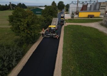Šakių rajone vyksta intensyvūs infrastruktūros gerinimo darbai