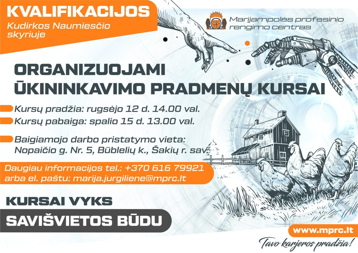 Ūkininkavimo pradmenų kursai