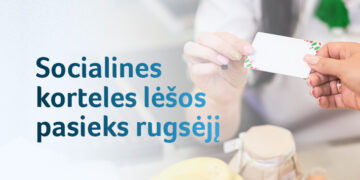 Nepasiturinčių gyventojų socialines korteles lėšos pasieks rugsėjį