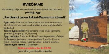 Pėsčiųjų žygis „Partizanui Juozui Lukšai-Daumantui“ atminti