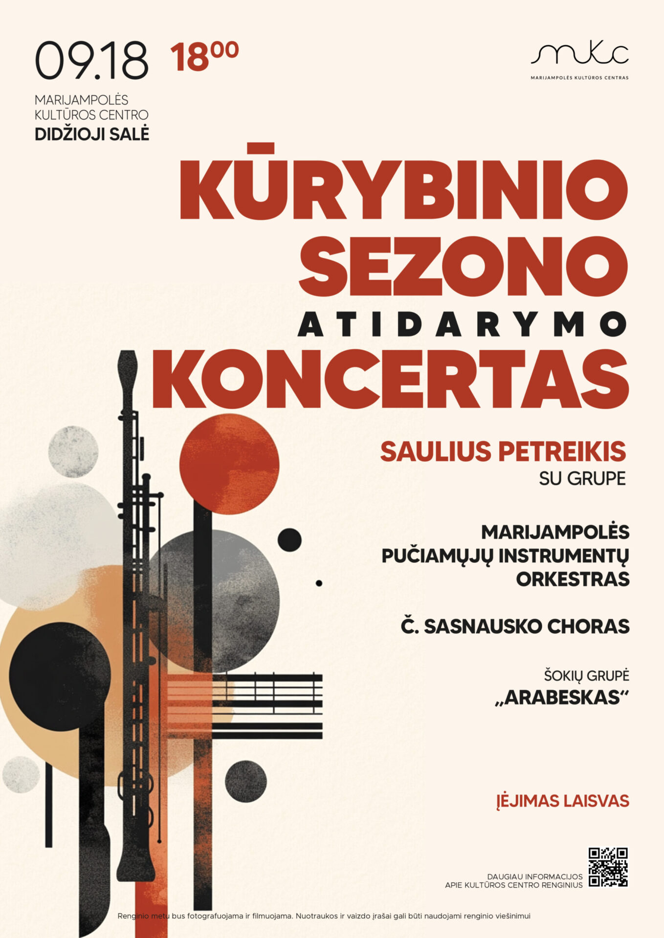 Marijampolės kultūros centro kūrybinio sezono atidarymo koncertas