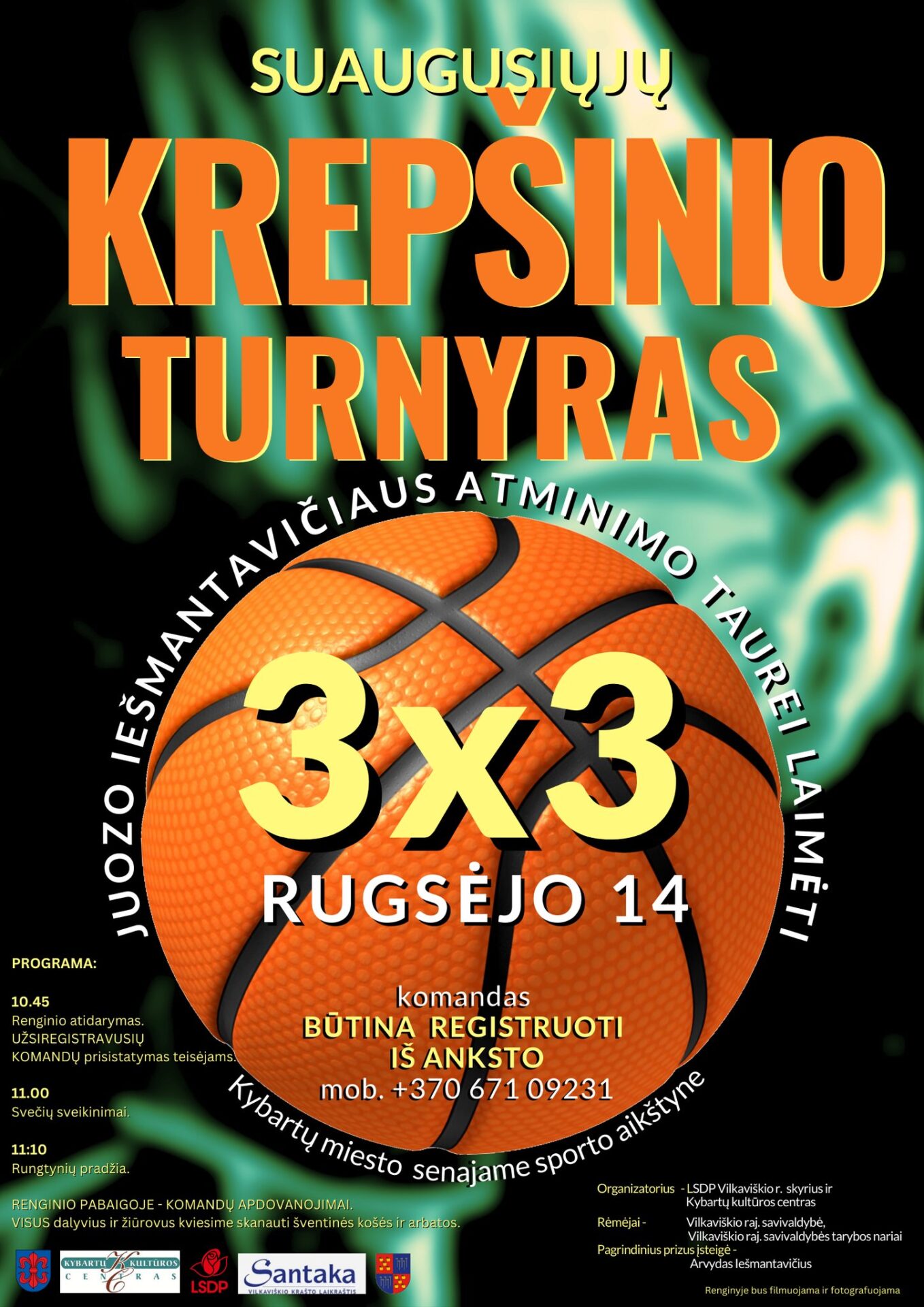 Suaugusiųjų krepšinio turnyras 3x3