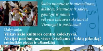 Akcija „Visa Lietuva šoka” Vilkaviškyje
