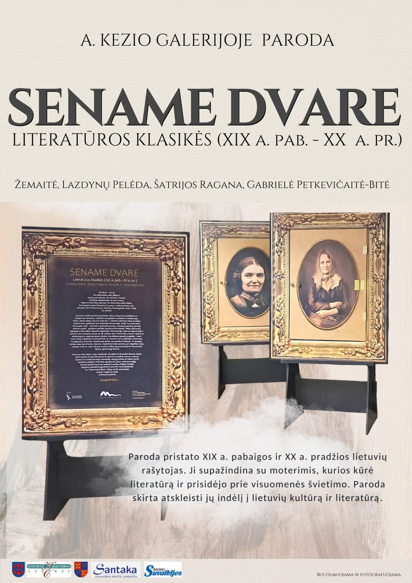 Maironio lietuvių literatūros muziejaus kilnojamoji paroda „Sename dvare“