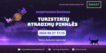 Orientacinis žaidimas „Turistinių atradimų pinklės“ | PASAULINĖ TURIZMO DIENA 2024