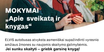 ELVIS mokymai „Apie sveikatą ir knygas”