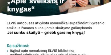 ELVIS mokymai „Apie sveikatą ir knygas” Kazlų Rūdoje