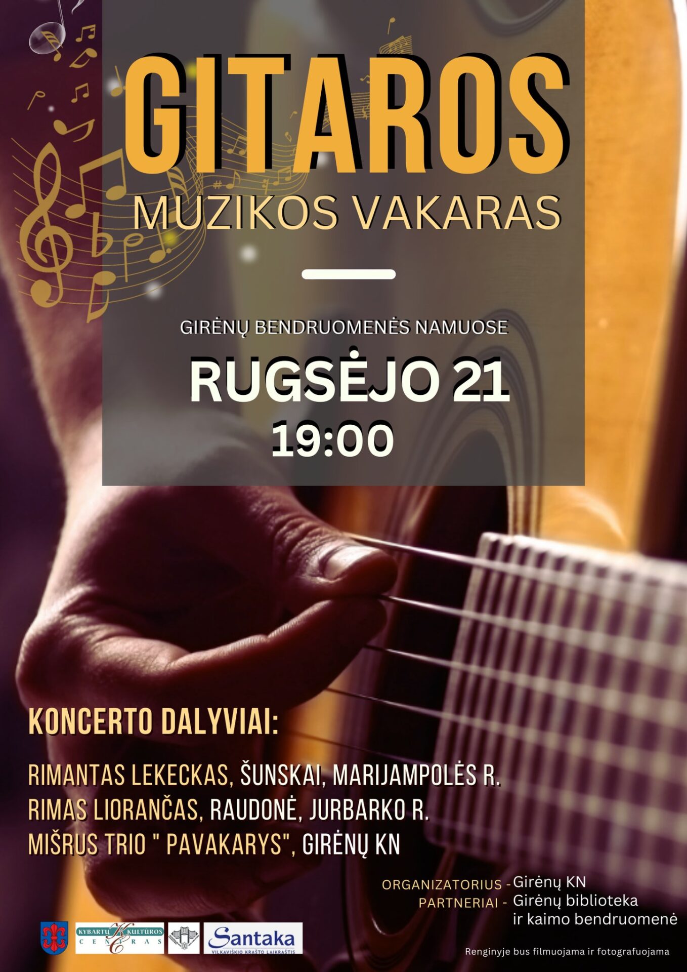 Gitaros muzikos vakaras