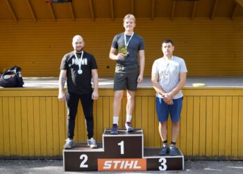 Kazlų Rūdos diskgolfo lygos „Sporto centro Taurė‘ 2024“ penktąjį etapą laimėjo Jonas Gruzdys