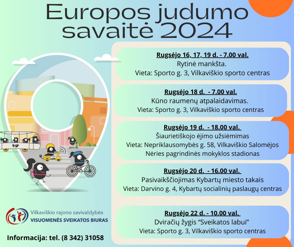 Europos judumo savaitė Vilkaviškyje